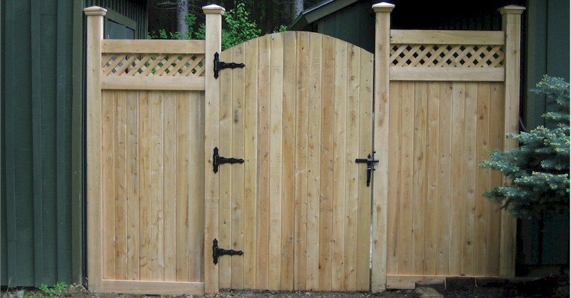 Capital Deck and Fence - Wooden Gates