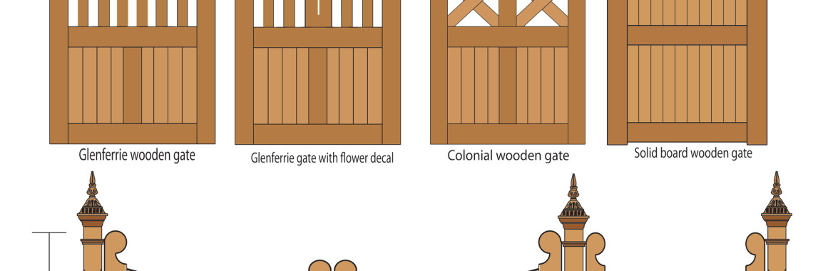wooden gates style