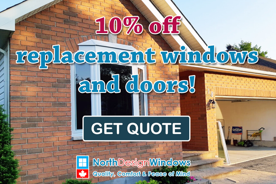 10% off replacement windows and doors in Ottawa